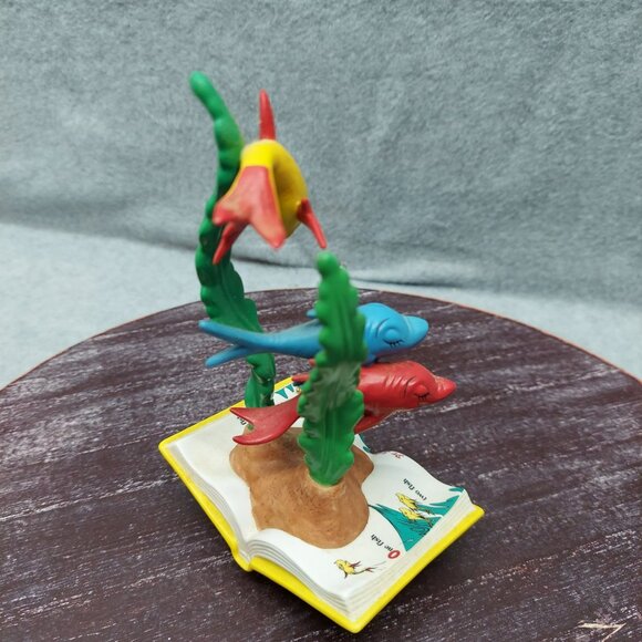 Dr. Seuss "One Fish Two Fish" Book Figurine - Picture 8 of 12